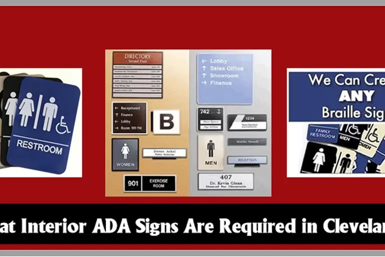 Interior ADA signs by BlinkSIgns