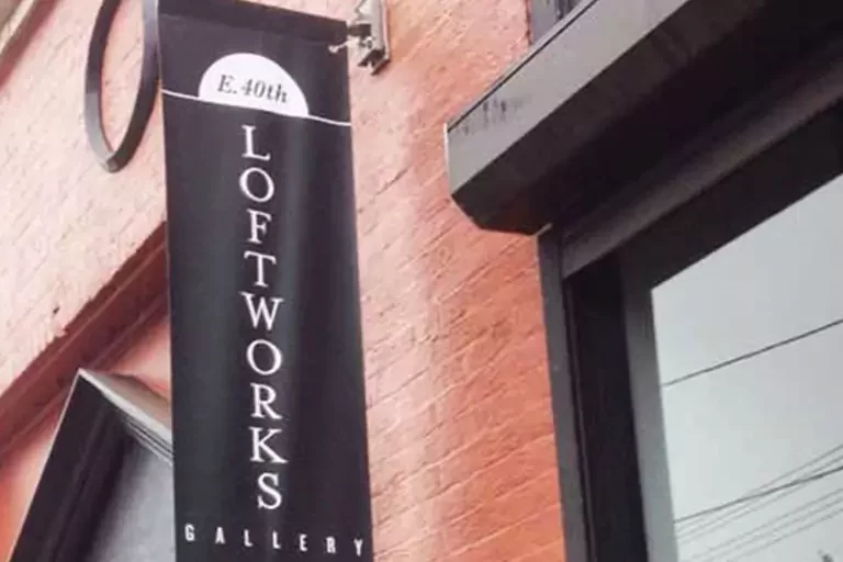 Loftworks exterior banner sign