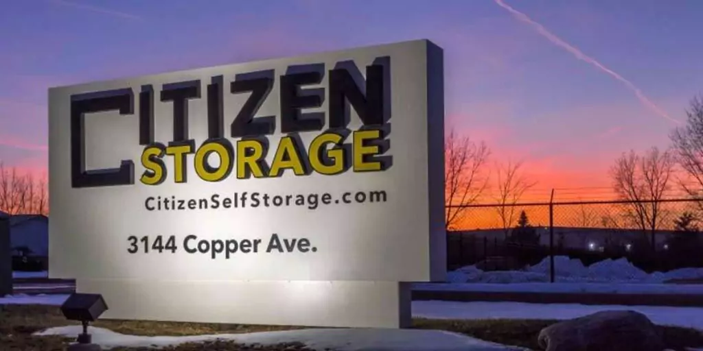 Citizen Storage Monument Sign by BlinkSigns