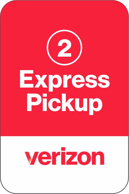 Express Pickup 2 Verizon Parking Sign
