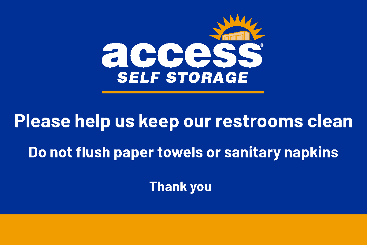 Restrooms Clean - FP - 4x6