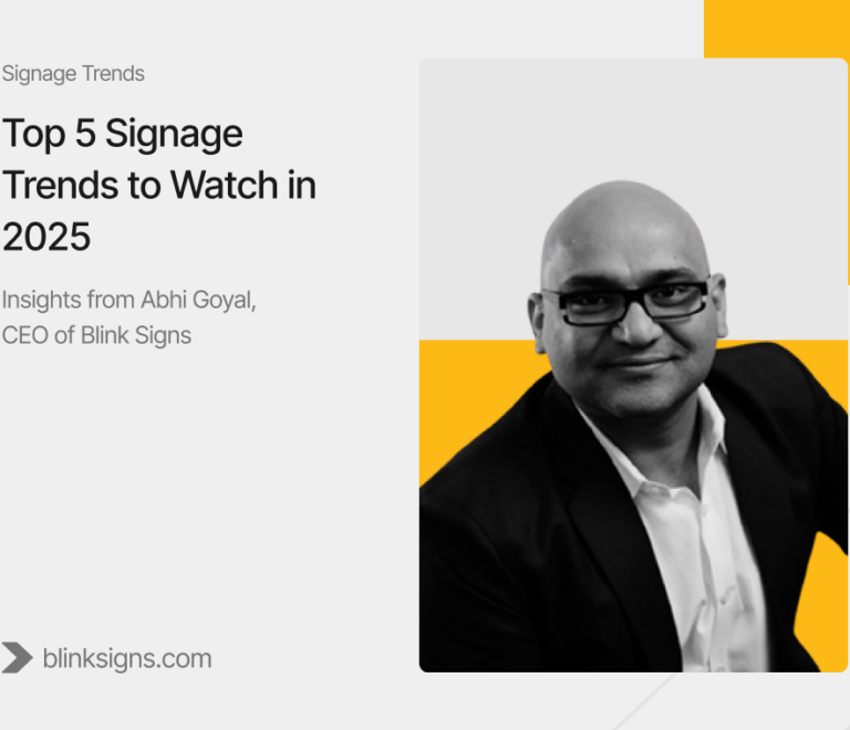 Top 5 Signage Trends to Watch in 2025